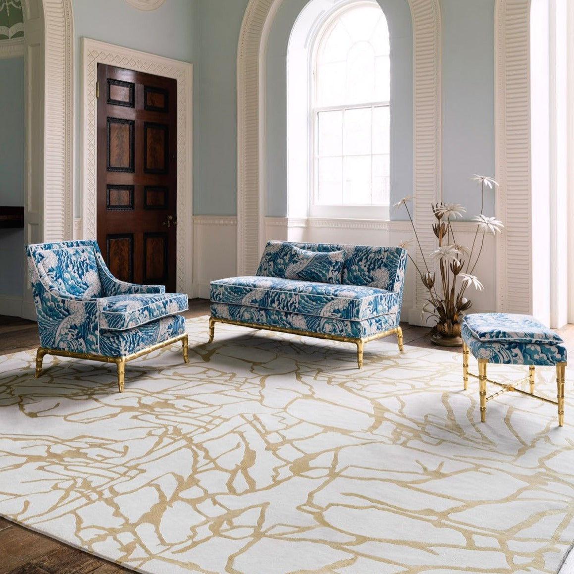 the rug company - tracery gold