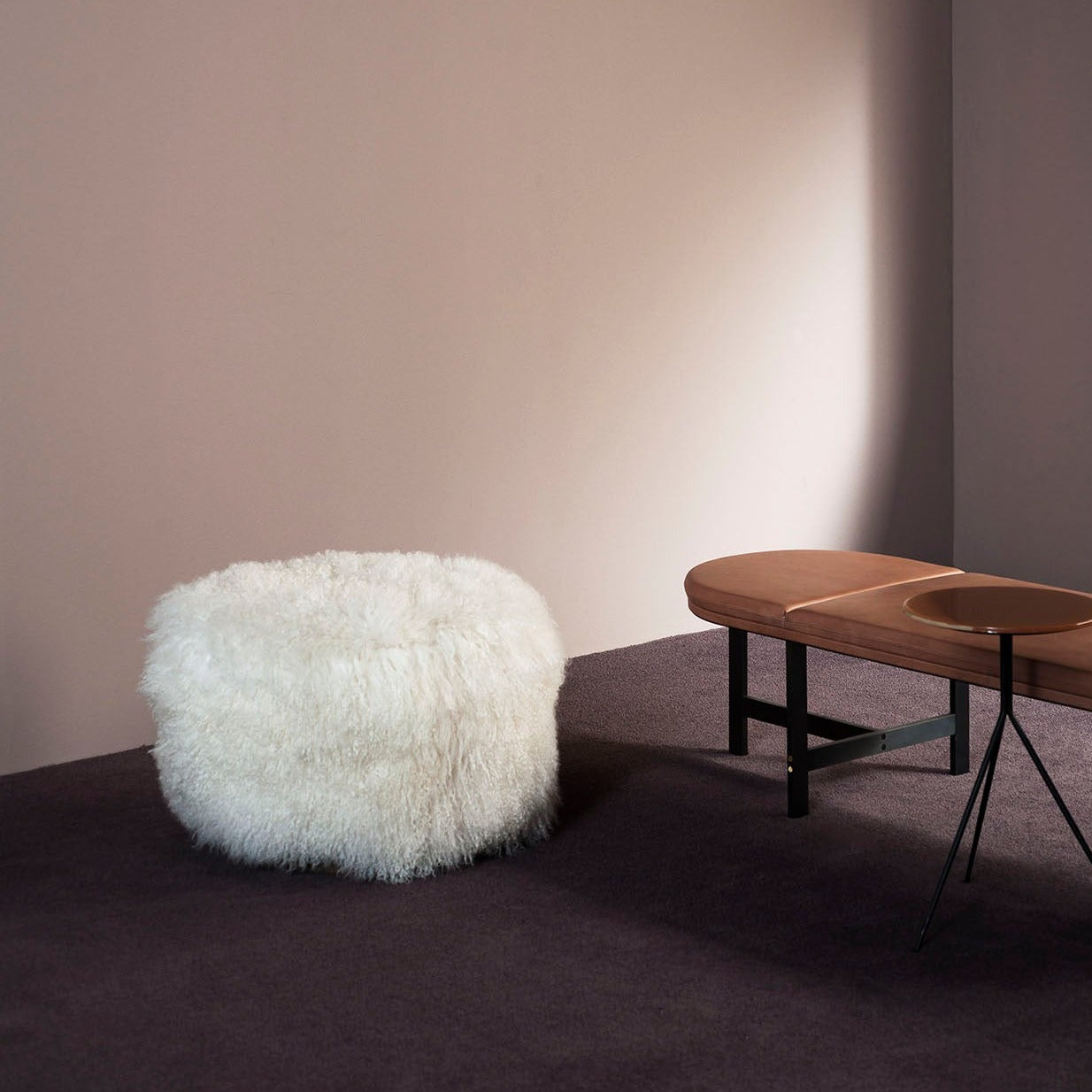 baxter - anais pouf oval mouton cat. px