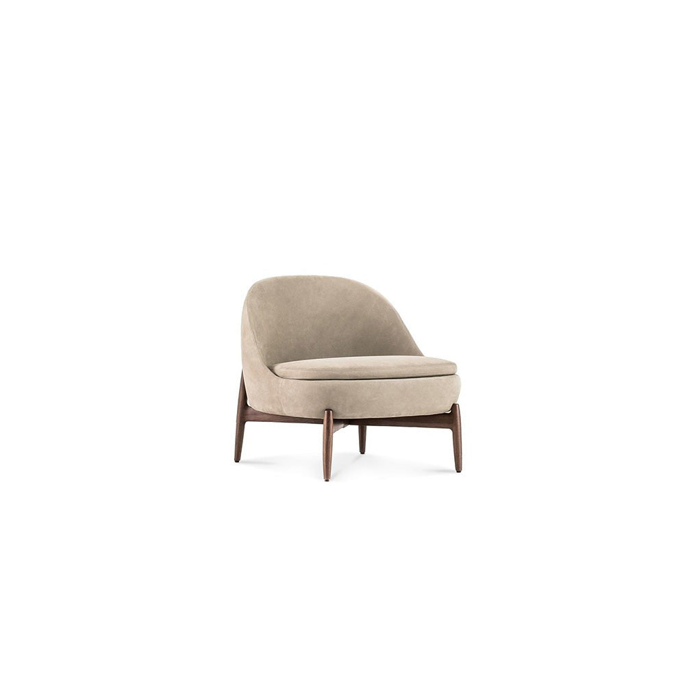 minotti - sendai armch fixed legs ash licor