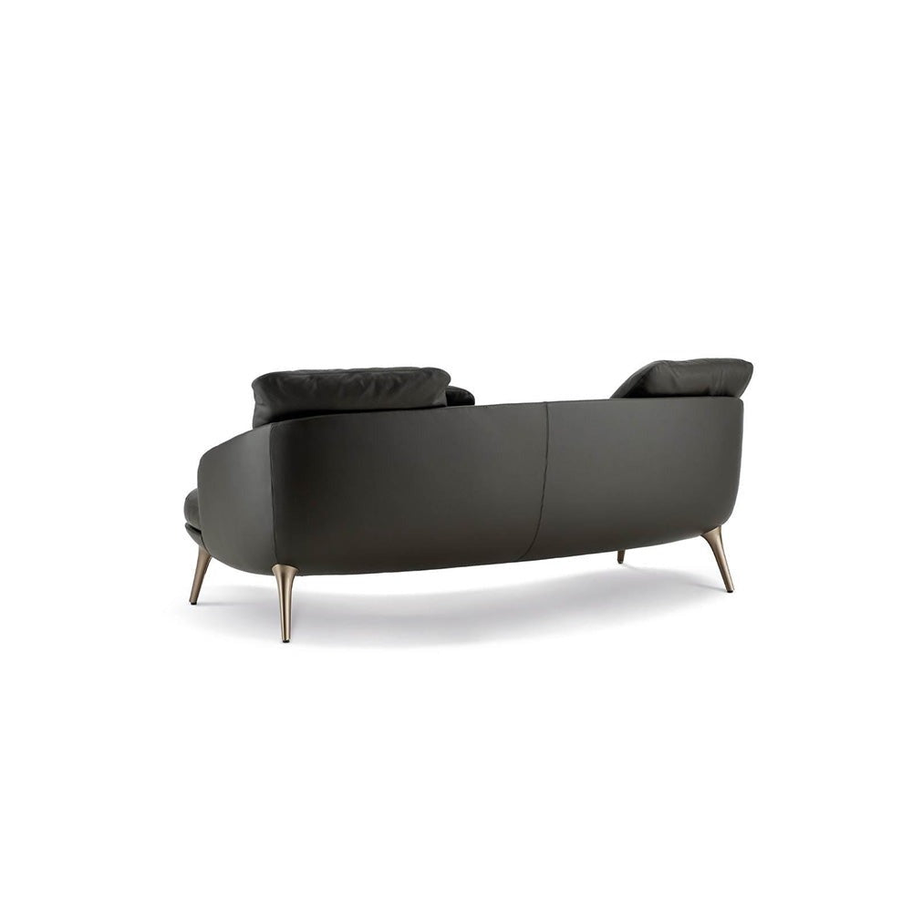 minotti - raphael angled sofa pewter leg