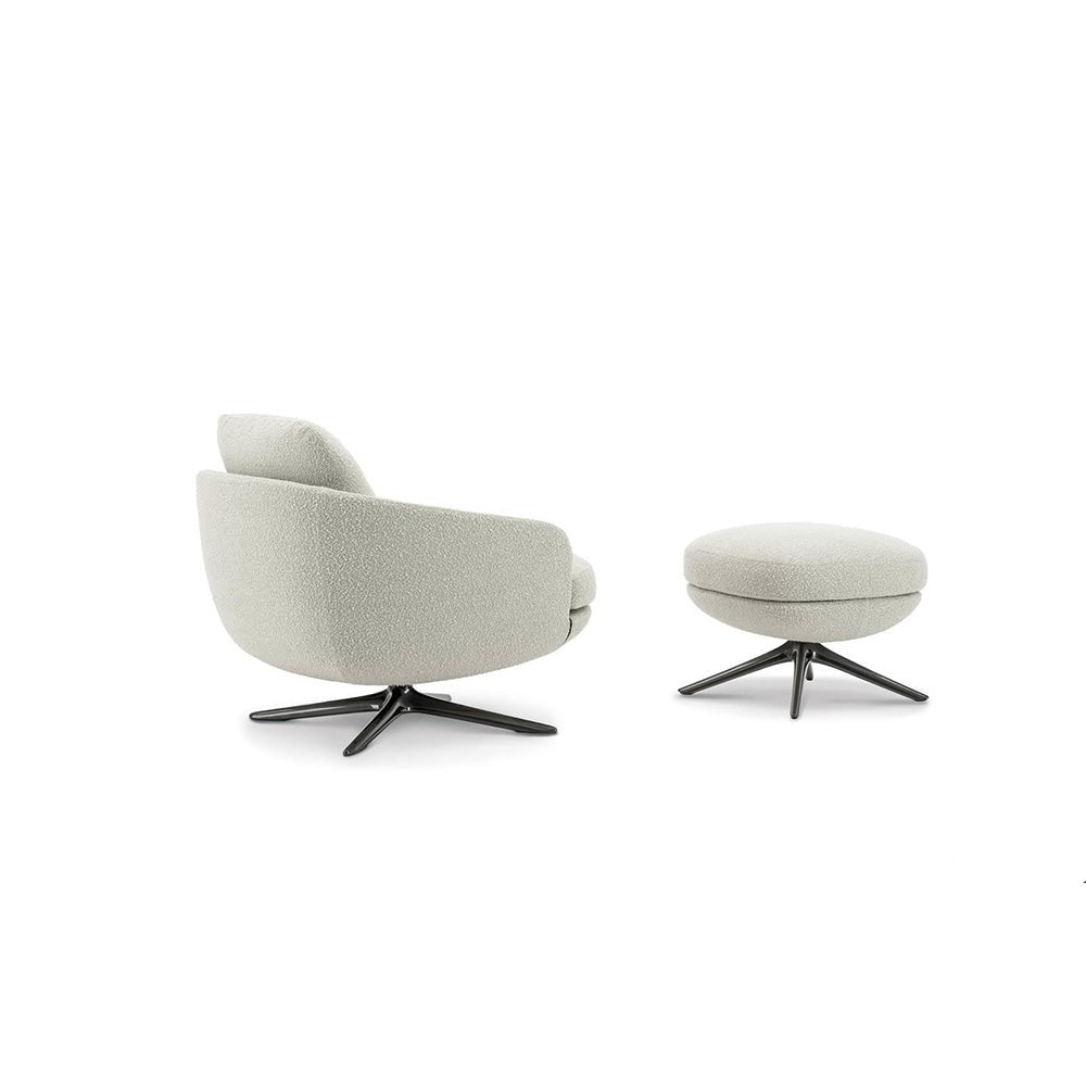 minotti - raphael angled sofa pewter leg