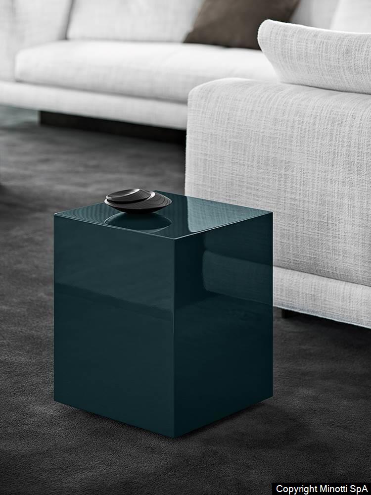 SOLID TAV/POUF CUOIO CORTEN