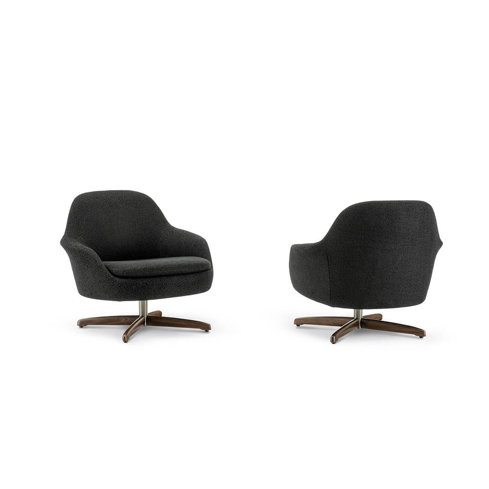 minotti - sendai armch fixed legs ash licor