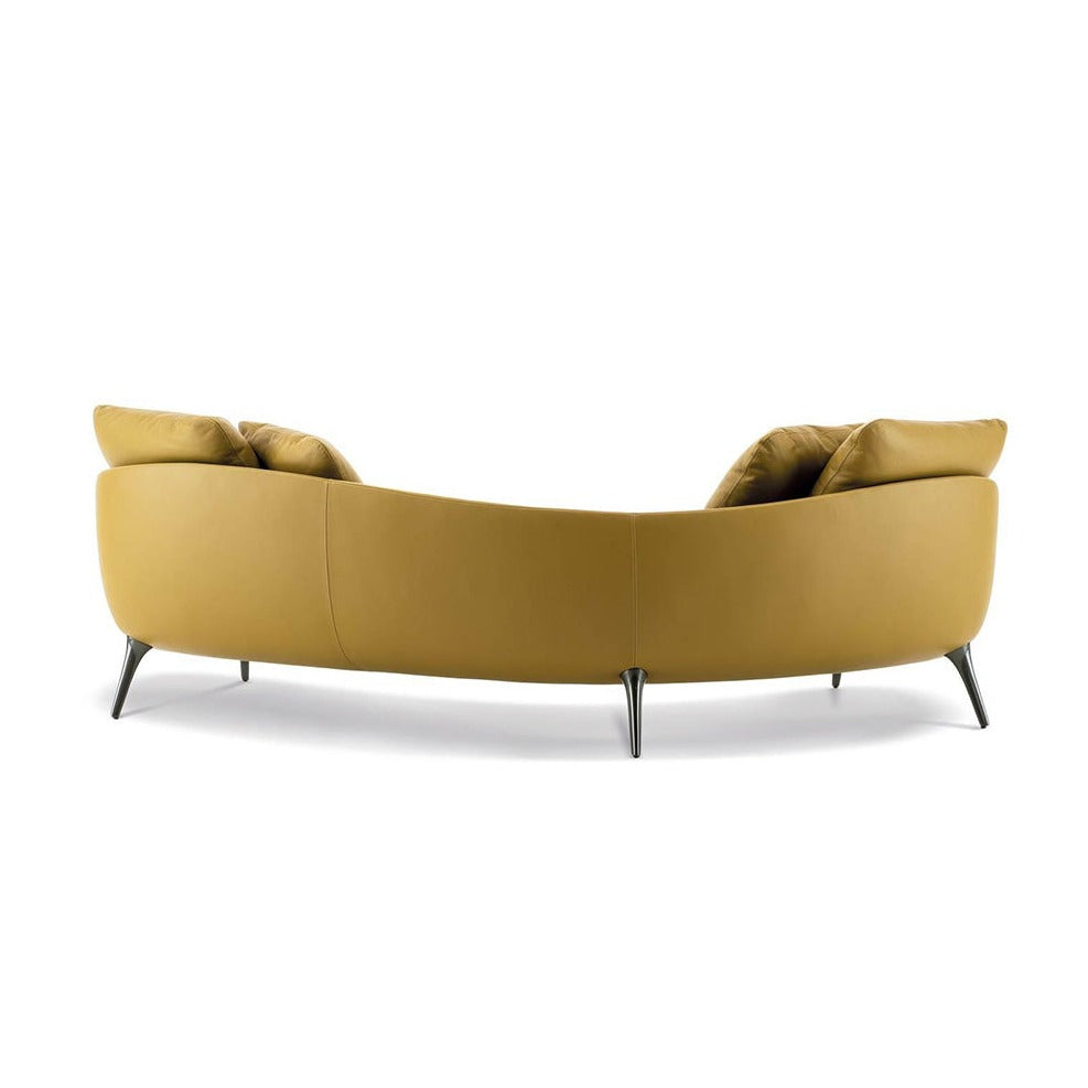 minotti - raphael angled sofa pewter leg