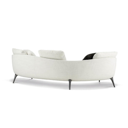 minotti - raphael angled sofa pewter leg