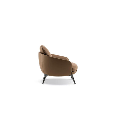 minotti - raphael armchair pewter leg